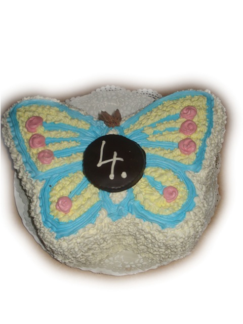Torta - Tvar - Motýlik
